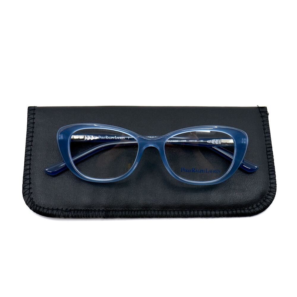 POLO RALPH LAUREN 8530 1668 BLUE AUTHENTIC EYEGLASSES FRAME - Picture 8 of 9